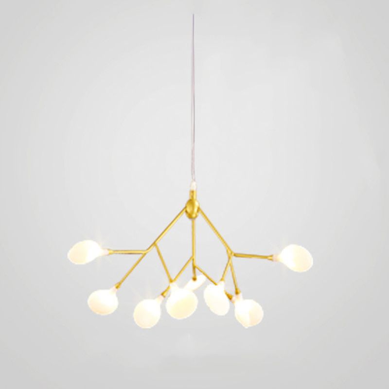 Estilo minimalista moderno techo en aerosol Costilla colgante de metal claro para sala de estar para sala de estar