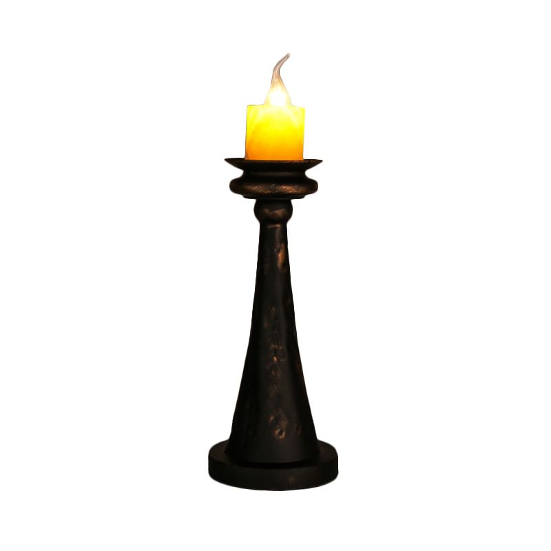 1 Light Desk Light Warehouse Style Candabra Marble Table Éclairage en laiton / bronze avec base de colonne en métal