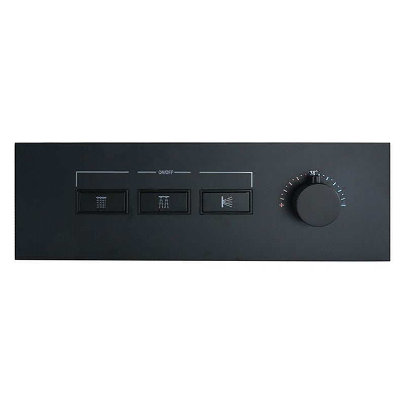 Contemporary Square Shower Trim Wall Mounted Shower Set for Bathroom