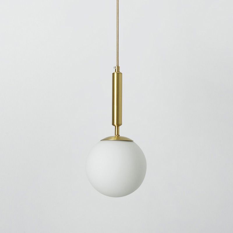 Globale hängende Leuchten modernes Glas 1 Lichtheizlicht Lichter