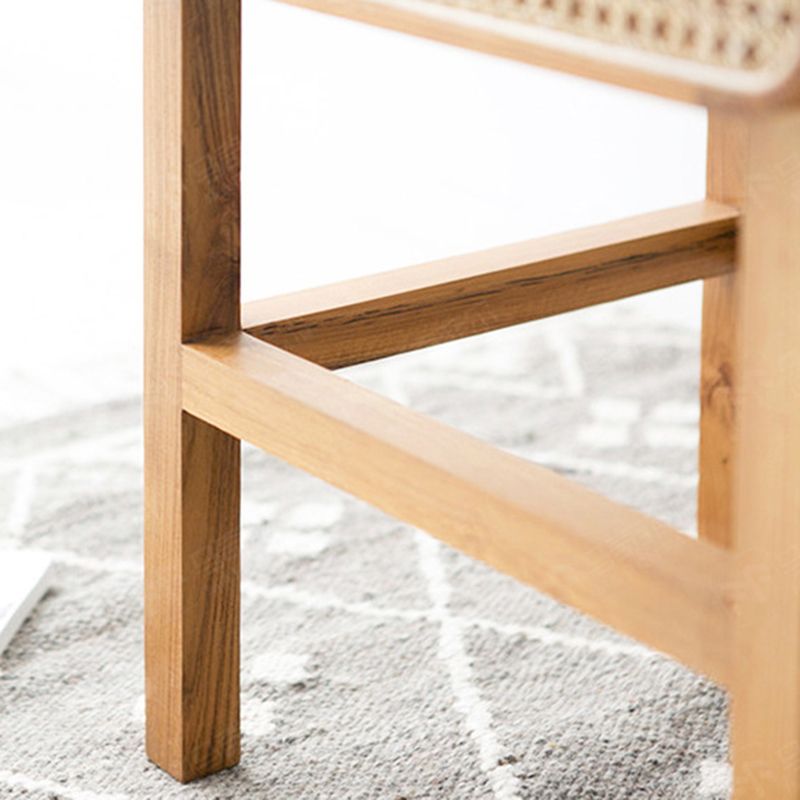 23.42-inch Wood End Table Storage Side Table for Living Room