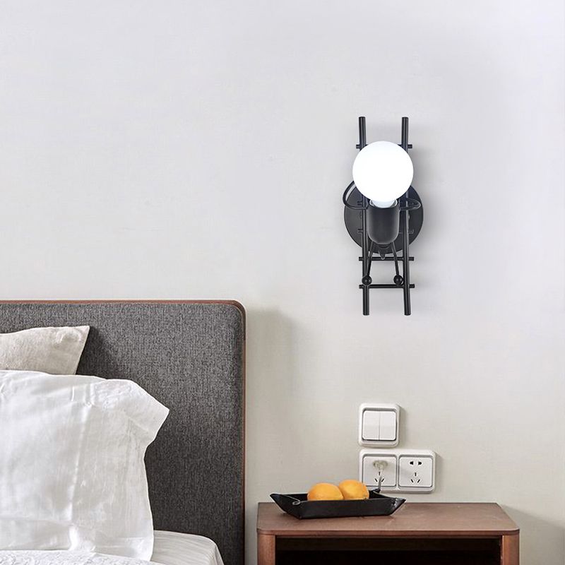 American Style Industrial Wall Light Sconce Metal 1 Light Sconces