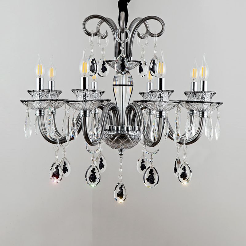 Kerze Kronleuchter Leuchte Traditionelle Kristallheizbeleuchtung für das Restaurant