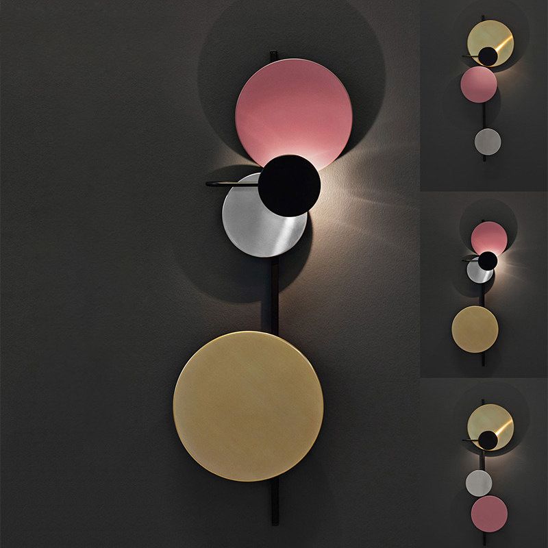 Art Deco 1 leichte Wandleuchten beleuchtet schmiedeeisere postmoderne Wandleuchten