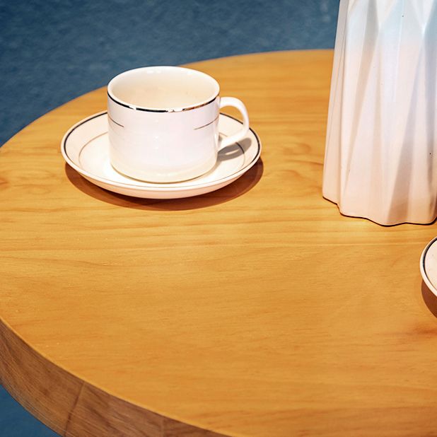 Industrial 1/2/3 Pieces Round Bar Table Set Solid Wood Bistro Set