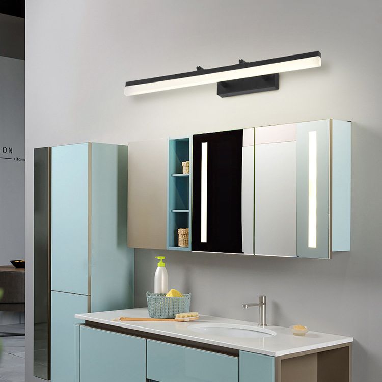 Éclairage mural linéaire en acrylique LEMPLAGE MINMOLAU MURM BLACK MUR MOUR LE SALOAGNE