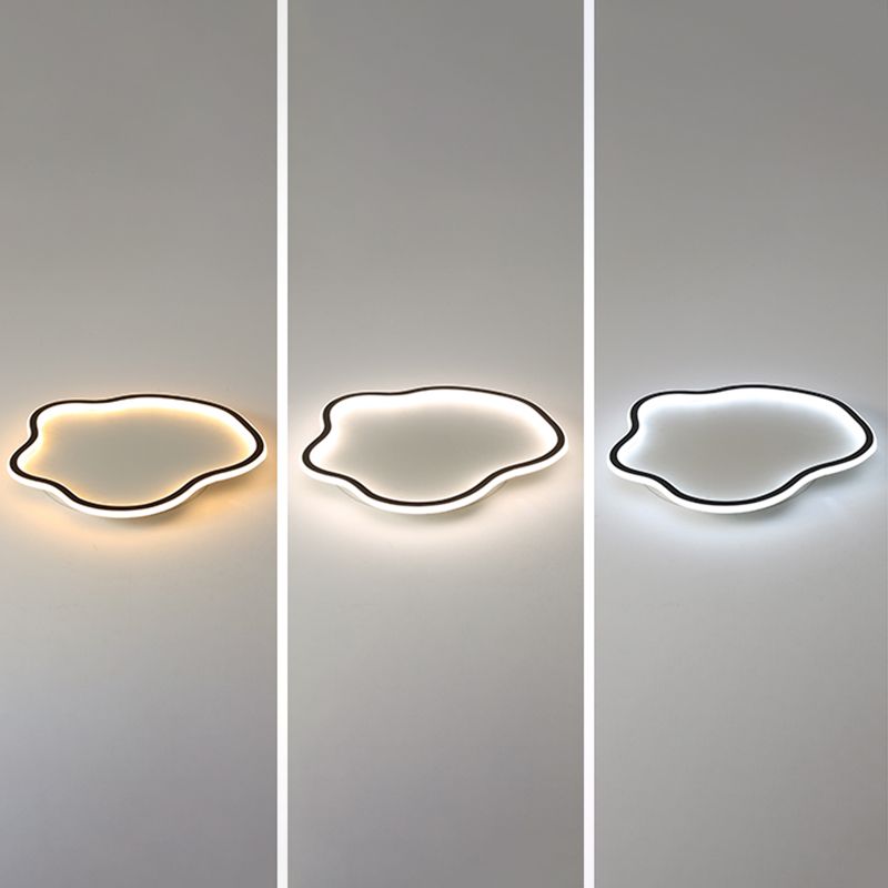 Lámpara de techo moderna geométrica ultrafina de luces de techo de montaje en superficie LED para dormitorio