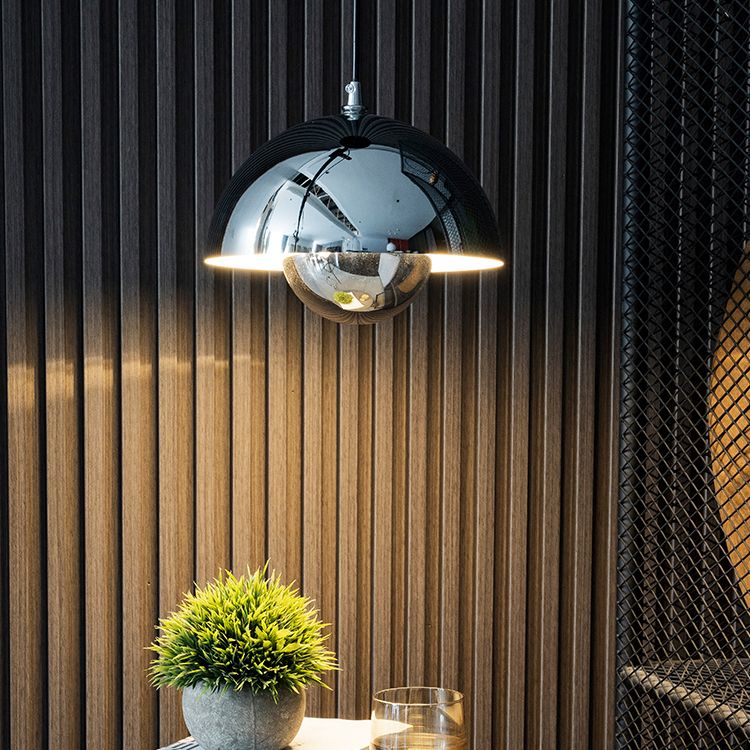 Metal Round Hanging Light Macarons nordiques 1 luminaires de suspension légère