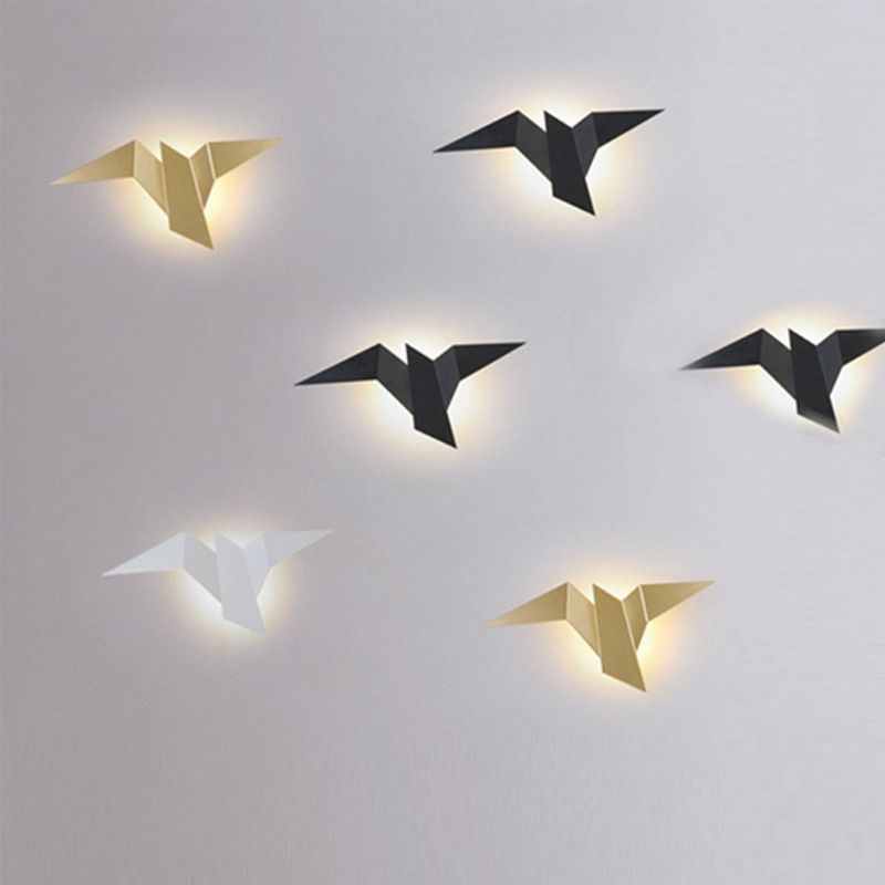 Estilo moderno de forma única mate de pared metal 1 iluminación de apliques de luz para sala de estar