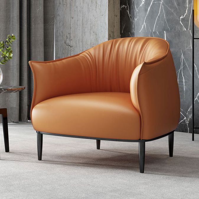 Arms Included Lounge Chair Living Room Chair with Black Legs