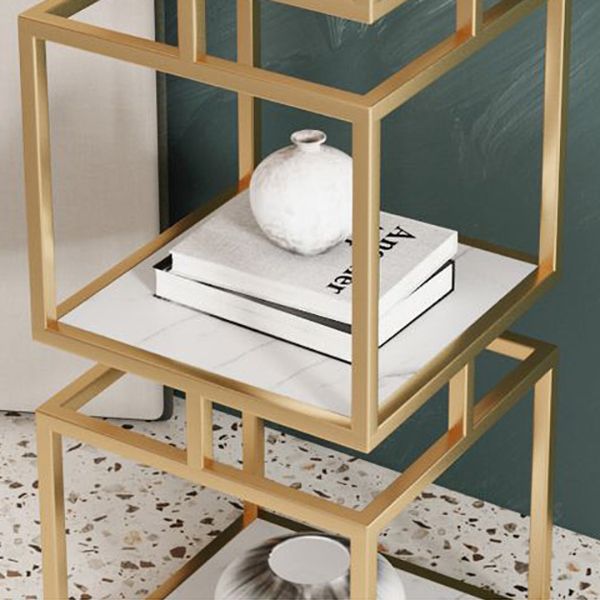 11.81"W Bookshelf Contemporary Style Open Back Bookcase for Home Office