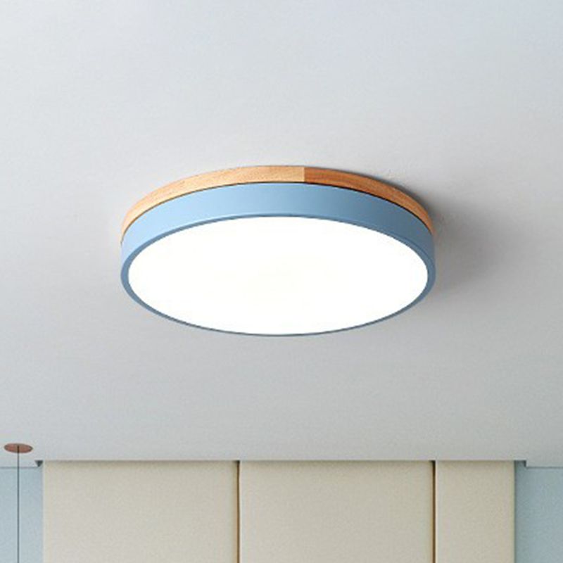 Cirkelvormige slaapkamer inbouwverlichting Acryl simplistische LED-inbouwarmatuur