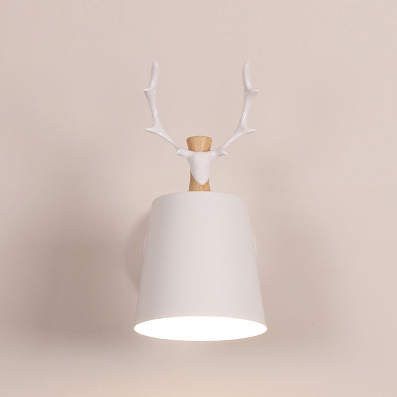Modern Style Cylinder Sconce Light Fixtures Metal 1 Light Wall Mounted Lamps