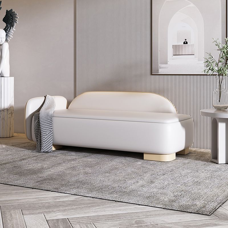 Modern Style Genuine Leather Lounge Chair for Living Room and Bedroom