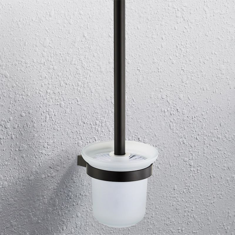 Modern Black Bathroom Accessory Kit Towel Bar Bath Shelf Bath Hardware Set