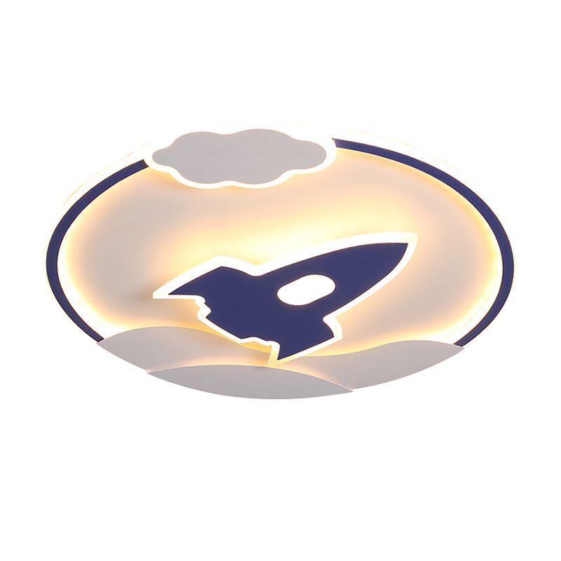 Kids Flush Mount Light Metal LED Ceiling Mount Light Fixture for Children's Room