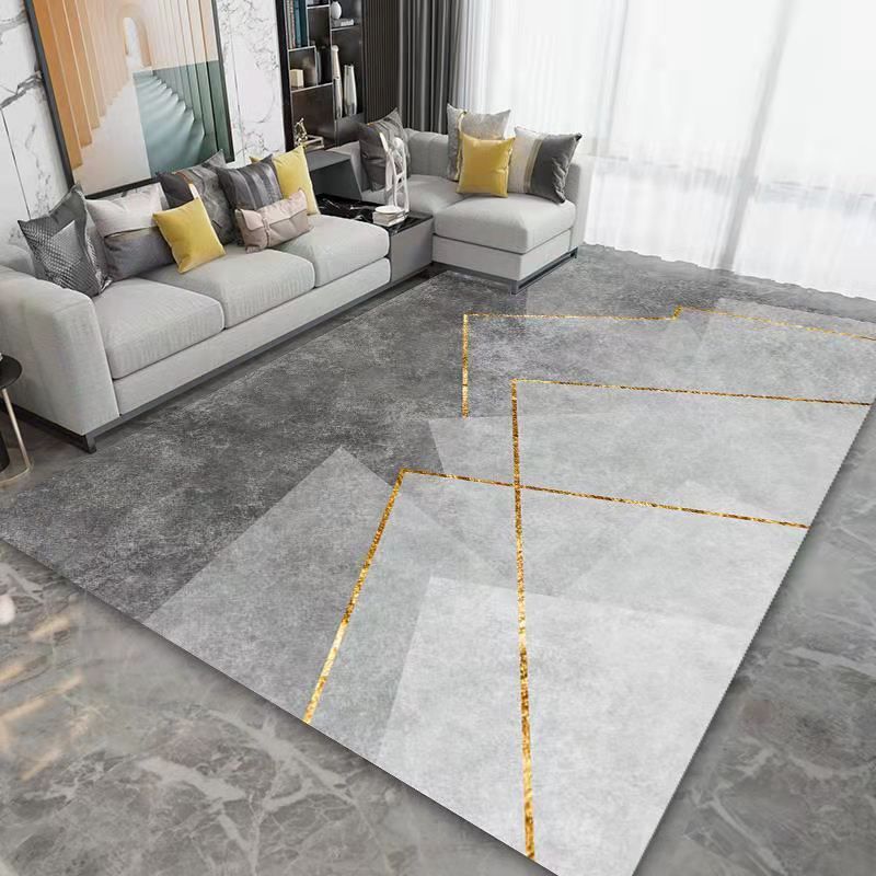 Multi Color Trendy Teppich Polyster Geo bedrucktes Gebiet Teppich nicht rutschfreundlich Haustierfreundlichkeit Easy Care Indoor Teppich für Salon