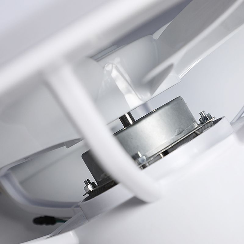 Ventola a filo a filo rotondo leggero camera da letto minimalista da letto a soffitto a soffitto