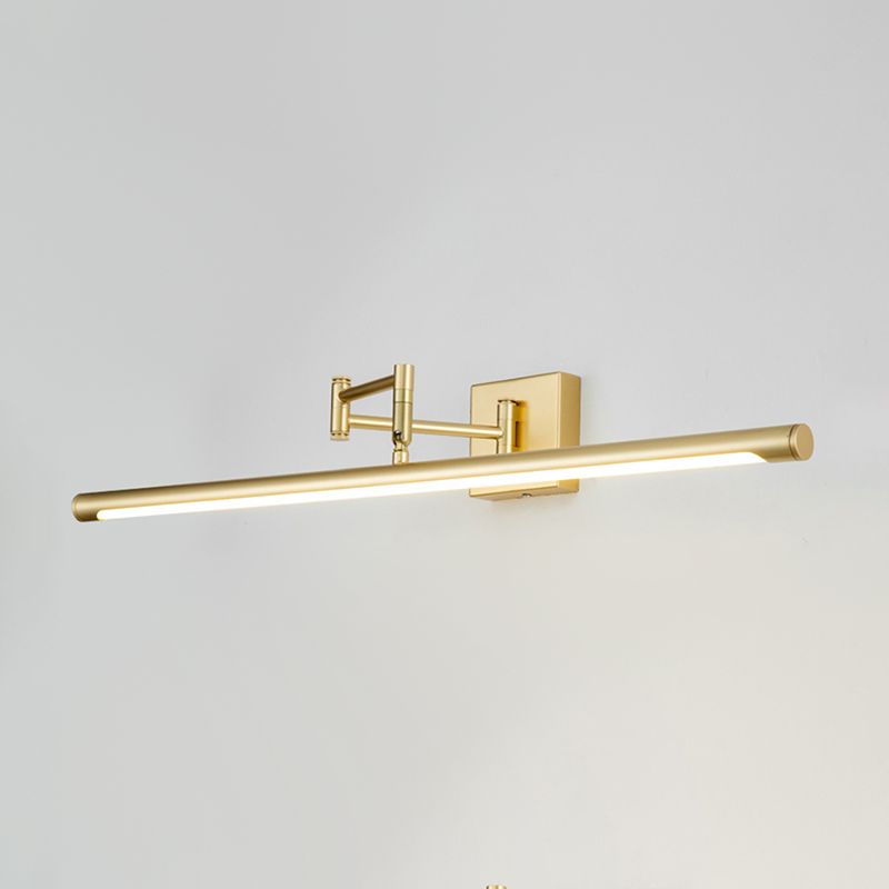 Modern Style Linear Vanity Lighting Fixtures Metal 1 Light Vanity Mirror Lights