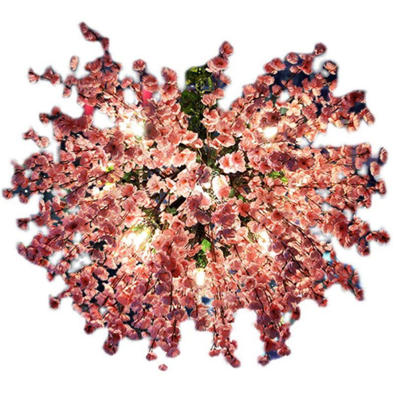 Luce il lampadario metallico Farmhouse Flower Dining Room Suspension Light