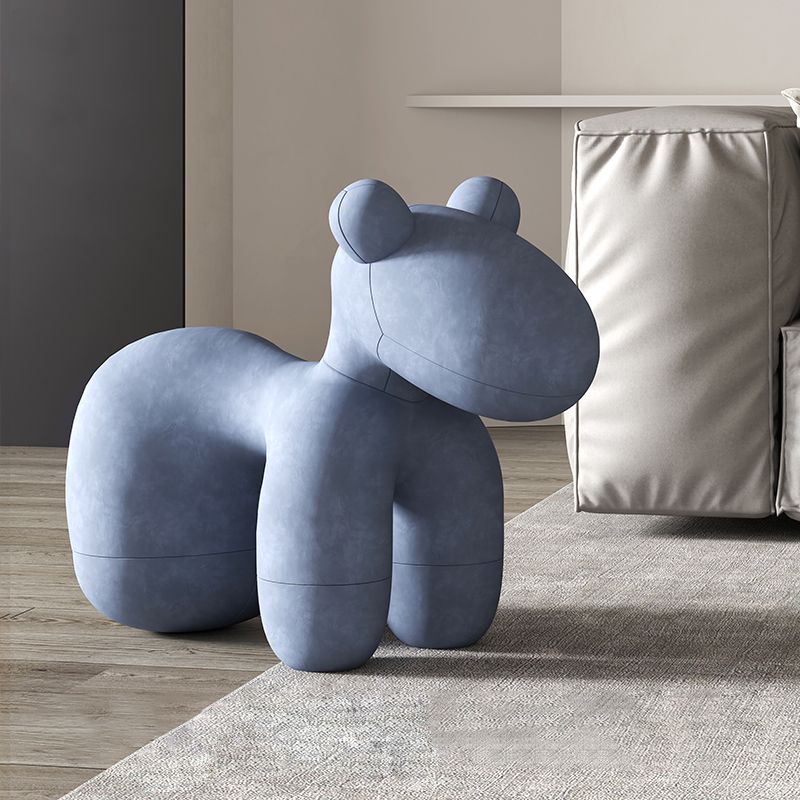 Animal-Shaped Seat Chair, Creative Childlike Solid Color Accent Chair