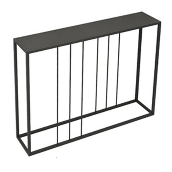 Modern Rectangle Console Table 31.5-inch Tall Iron Accent Table