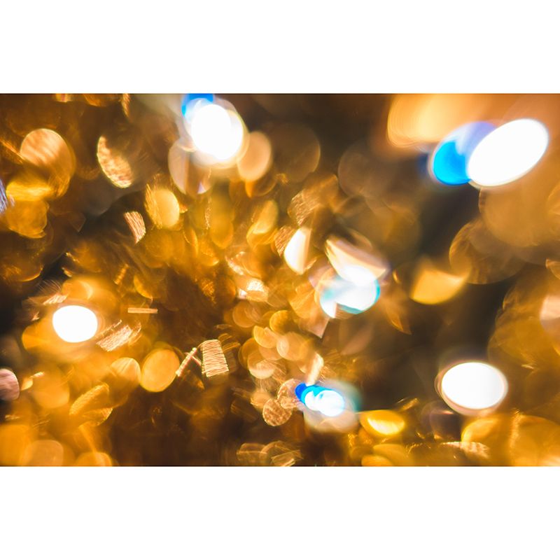 Blurry Pattern Mural Modern Style Stain Resistant Decorative Wall Art for Sitting Room