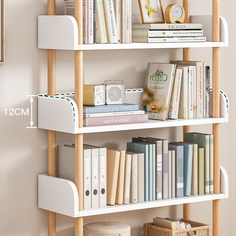 Scandinavian Bookshelf Engineered Wood Shelf Bookcase for Office
