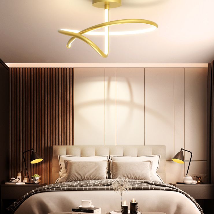 Nuevo Luces de techo LED lineales de estilo moderno, lámpara de montaje empotrado