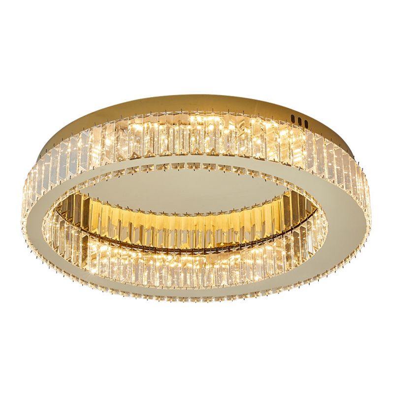 Luces de techo empotradas modernas doradas, iluminación LED de montaje en techo para sala de estar