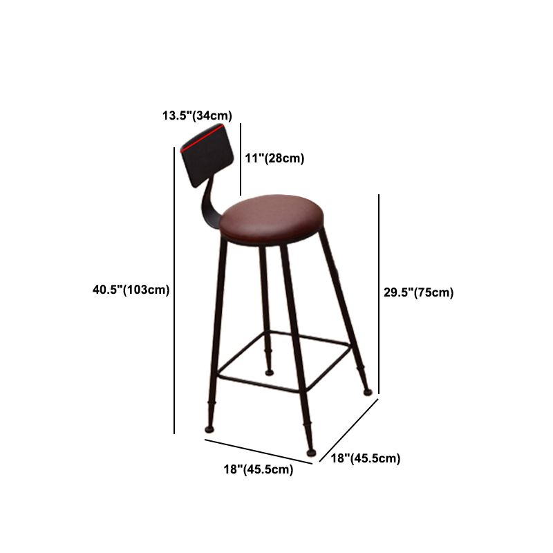 1/3 Pieces Industrial Iron Bar Table Set Round Bistro Set with Pine Wood Top