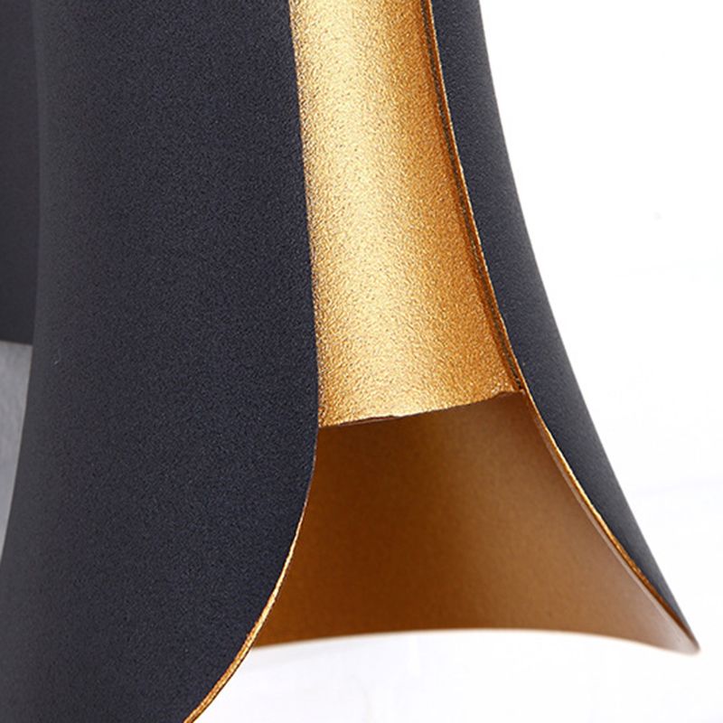 Curl 2 Lights Flush Wandleuchter Aluminium Moderner Wandbeleuchtung mit Wandleuchten