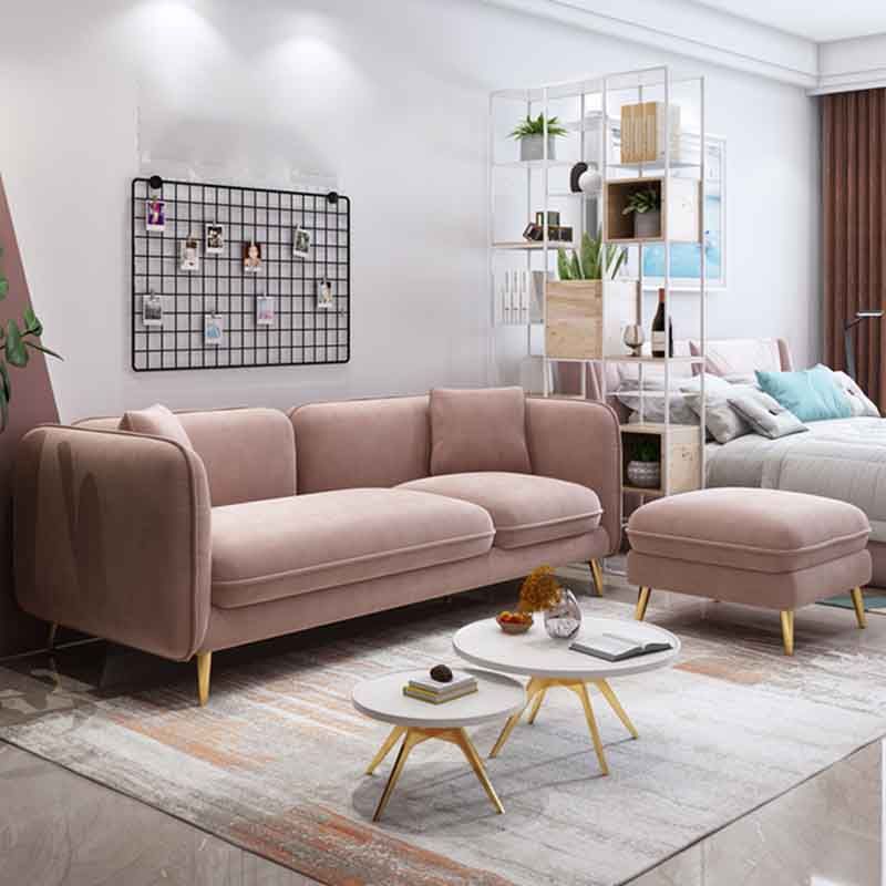 Tight Back Square Arm Ultra-Modern Sofa with Hair Pin Legs for Apartment