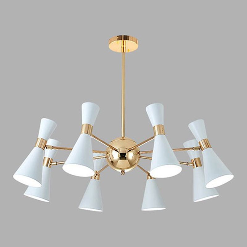 Postmodern Style Metal Pendant Light Living Room Multi-Light Chandelier
