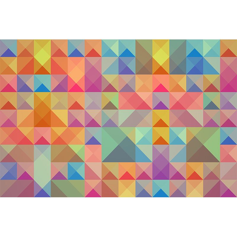 Chromatic Geometry Photography Wall Mural Living Room Wallpaper
