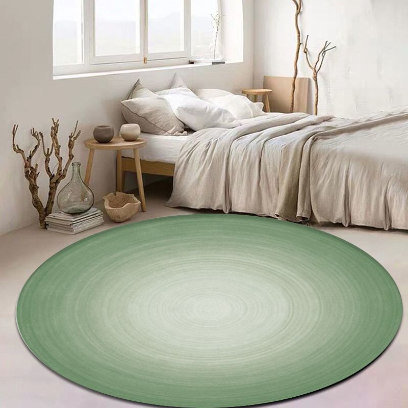 Multicolor Home Rug Novelty Ombre Pattern Rug Polyester Machine Washable Non-Slip Backing Carpet