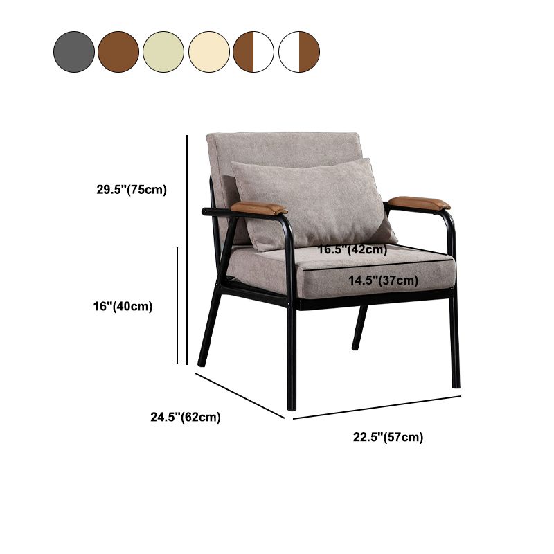 1/2-seater Sofa with Pillow Top Arm for Apartment 29.53" High