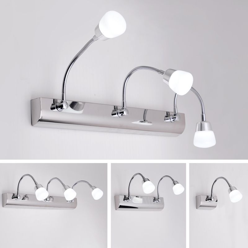 Metal Linear Vanity Lighting Contemporary Style Multi Lights Vanity Sconce Lights