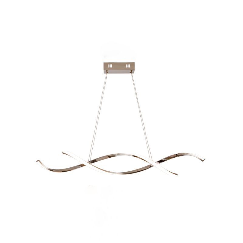 Simple Modern Light Luxury Style LED Hanging Island Pendant Light for Dining Room