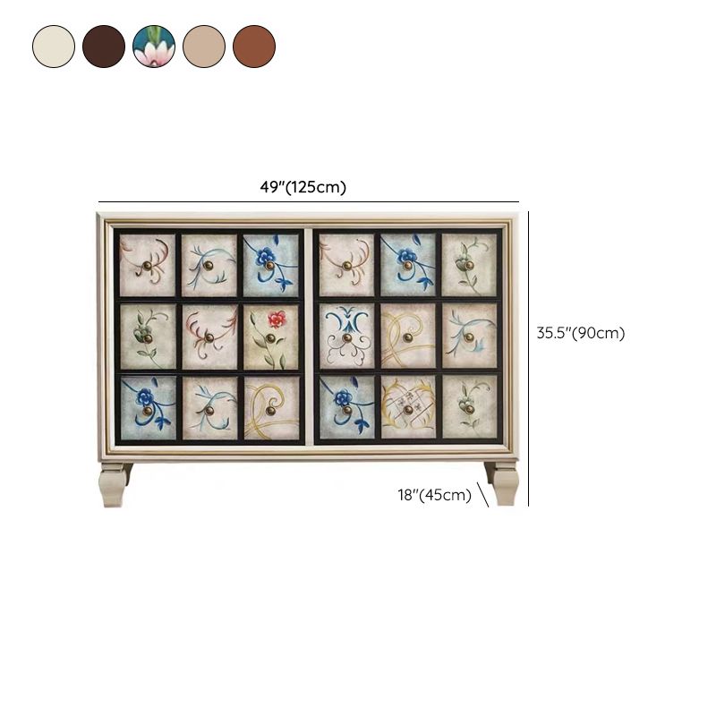 16.38/17.55 Width Coastal Storage Chest Dresser Solid Wood Dresser