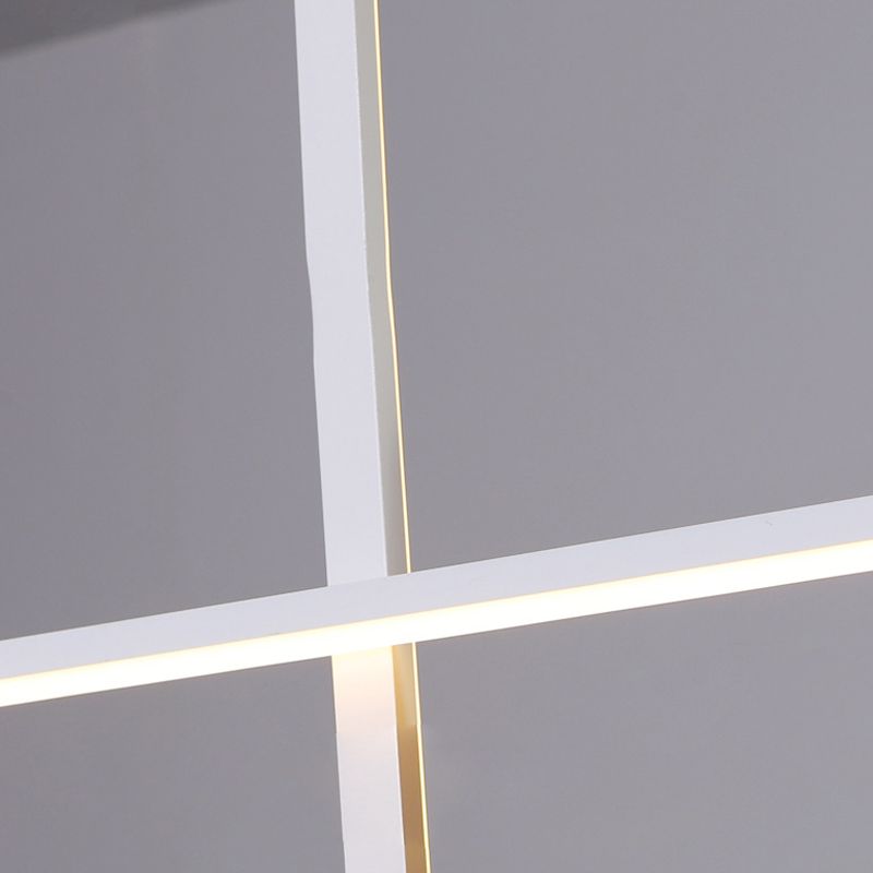 LED einfache Anhängerlampe Küche Esszimmer Moderne Kronleuchterleuchte Moderne Streifenleuchte