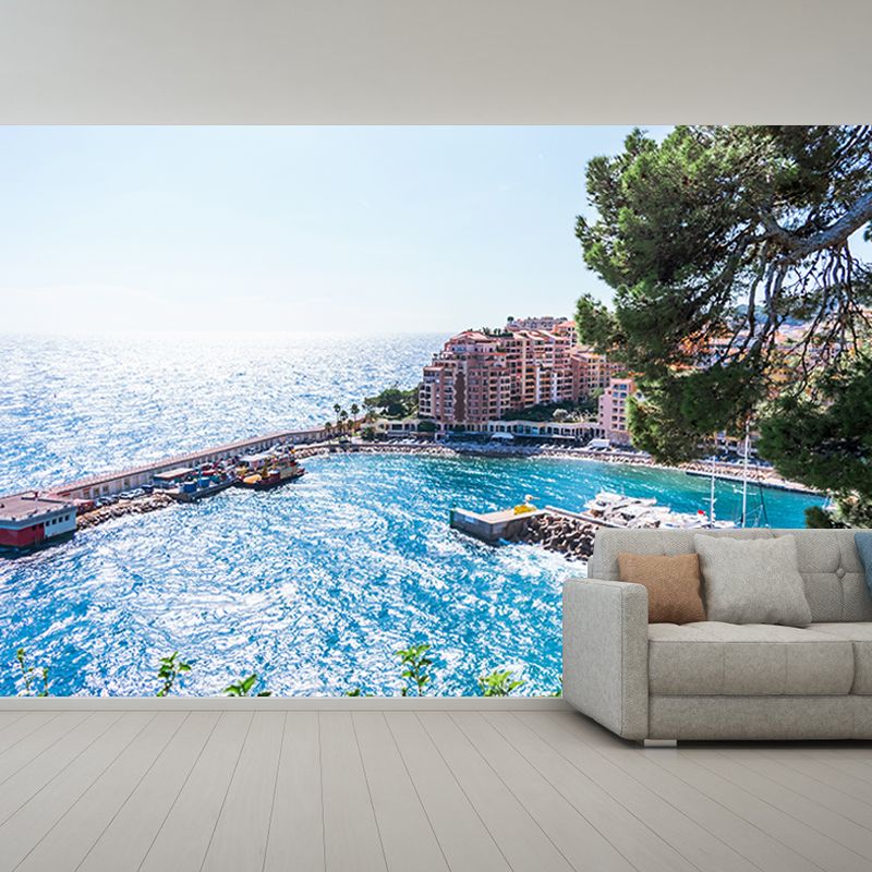 Urban Landscape Wall Murals Water Resistant Murals for Living Room, Customized Size