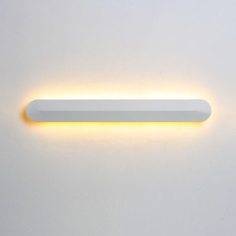 1 Light Linear Wall Mount Light Modern Metal Wall Mount Light Fixture