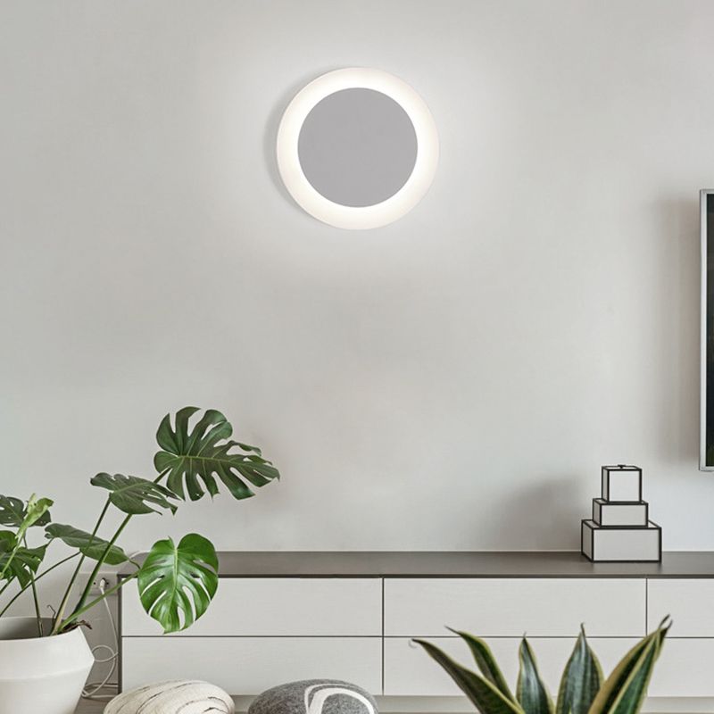 Modern LED Wall Mount Light 1-Light Wall Sconce Light with Acrylic Shade for Living Room