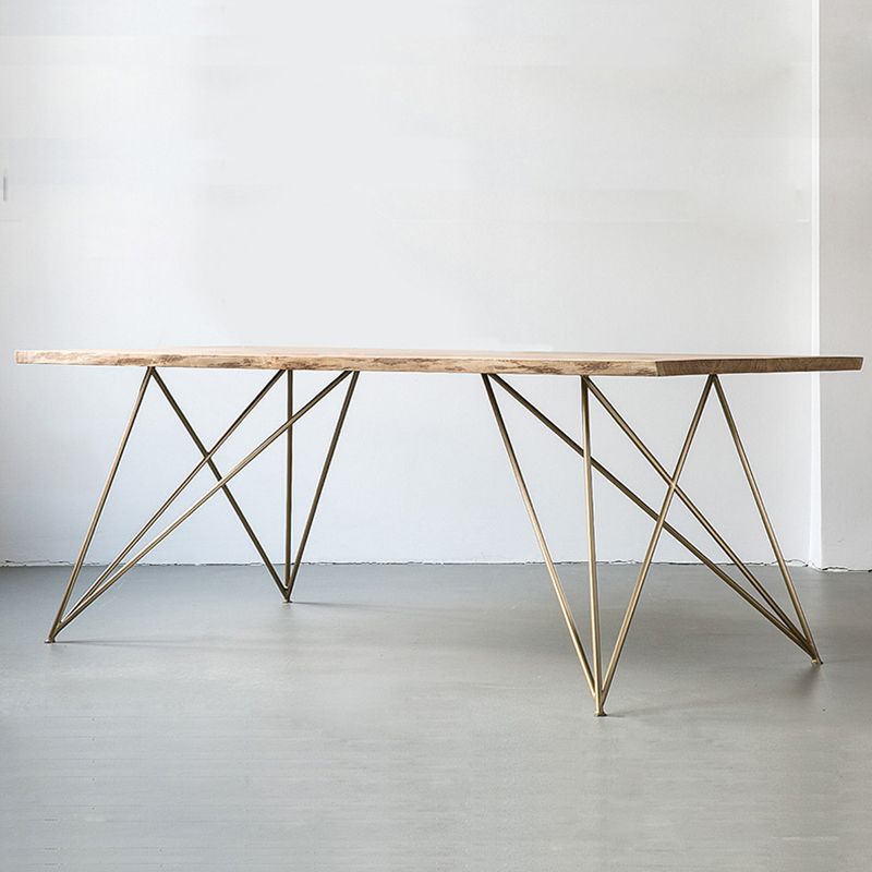 Traditional Luxury Rectangle Dining Site Table Solid Wood Dining Room Home Furniture