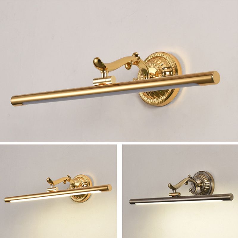 Metal Armed Wall Lamp Sconce Contemporary Sconce Light Fixture for Bathroom