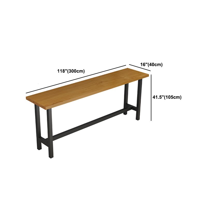 Modern Style 1/9 Pieces Bar Table Set Rectangle Pine Wood Counter Table for Cafe
