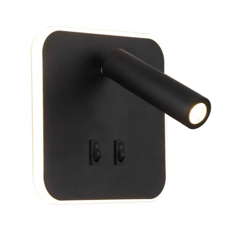 Modern Style Wall Lamp Metal 2 Lights Sconce Light for Bedroom