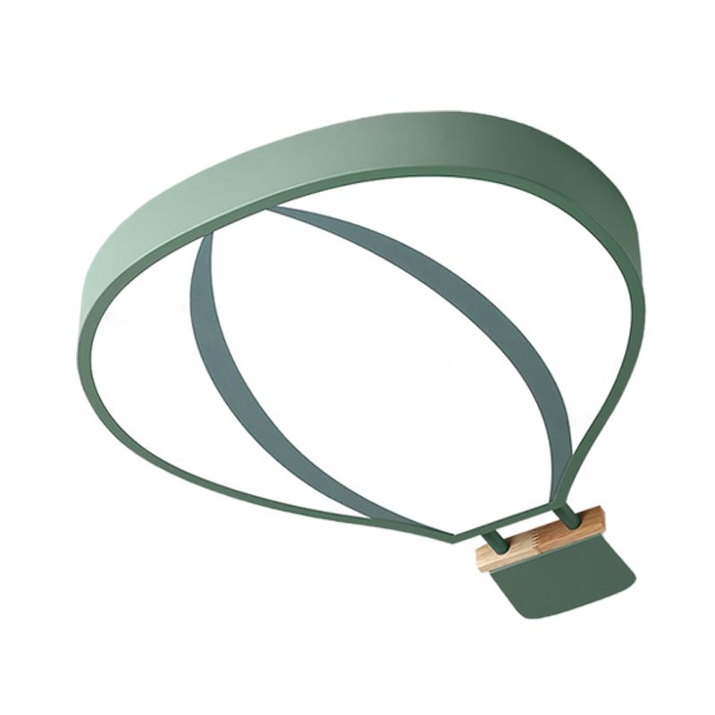 Lampada da incasso del palloncino dell'aria calda acrilica Nordic LED in bianco/grigio/verde per la camera da letto del bambino