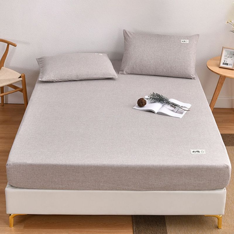 Modern Standard Bed Sheet Set Cotton Soild Sheet Set for Bedroom